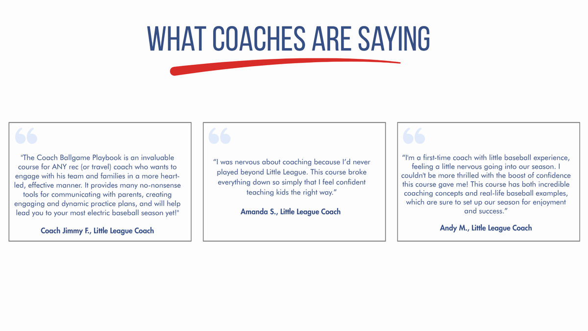 The Coach Ballgame Playbook