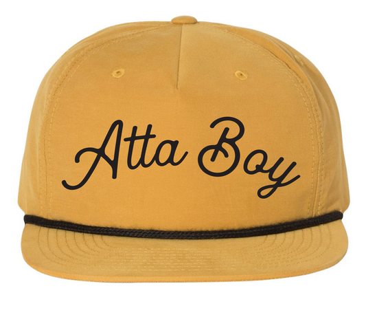 Atta Boy Rope Hat - Yellow/Black