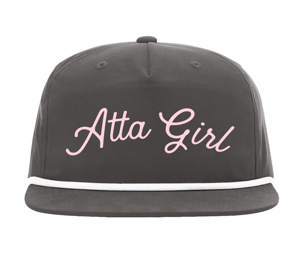 Atta Girl Hat Grey/Pink